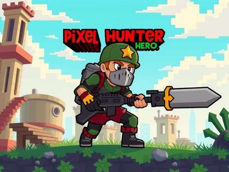 Pixel Hunter Hero Game Banner